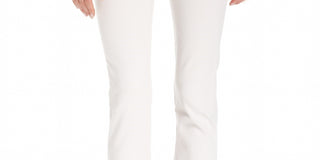 Charter Club Women's Lexington Tummy Control Straight Leg Jeans Beige Size 18