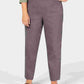 Calça Alfred Dunner Plus Size Classic Allure Tummy Control, cinza, tamanho 16W
