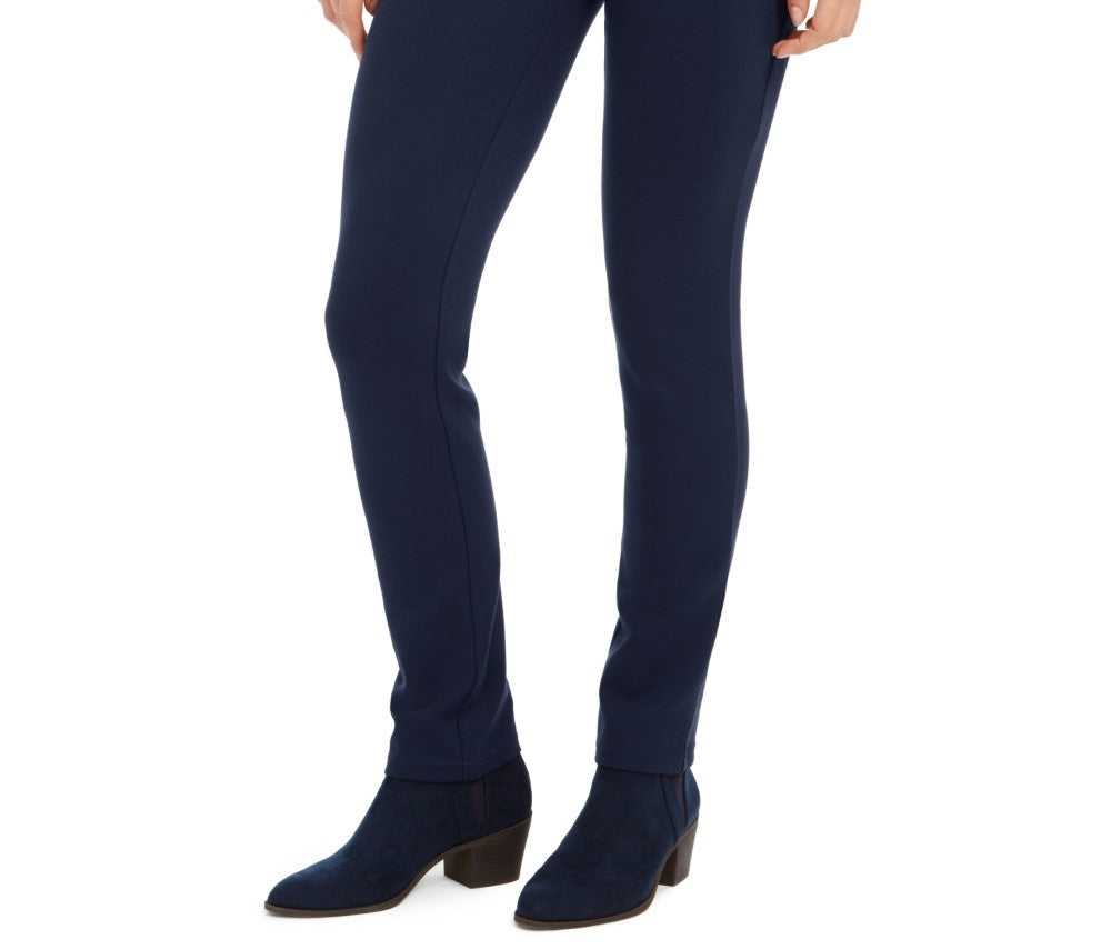 Calça Slim Feminina Style &amp; Co Azul Marinho Tamanho 2