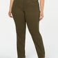 Calça feminina plus size Charter Club Twill Lexington verde tamanho 20W