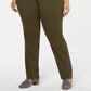 Calça feminina plus size Charter Club Twill Lexington verde tamanho 20W