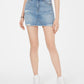Minissaia jeans rasgada Tinseltown Junior's azul tamanho 11
