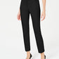Calça feminina Alfani Tummy Control Slim Leg Preta Tamanho 8 Petite