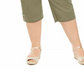 Calça Capri Karen Scott Feminina Plus Stretch Tummy Control Cinza Tamanho 24W