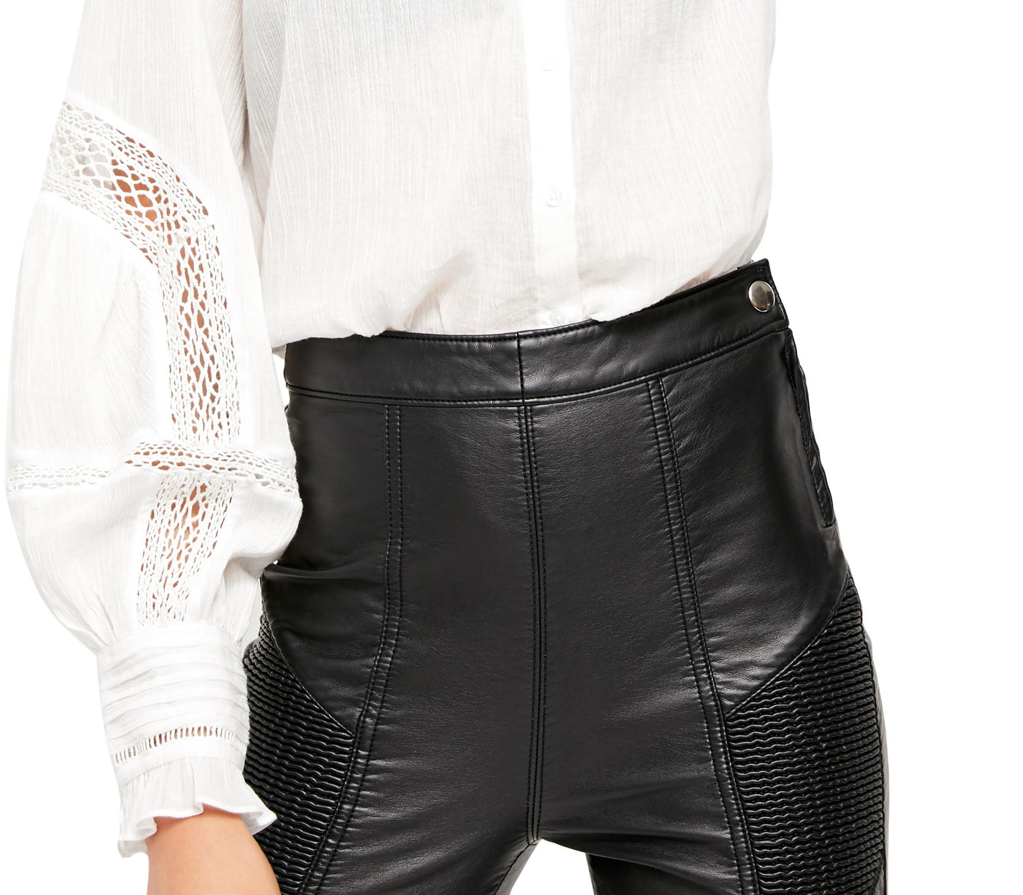 Blusa Emma Feminina Free People Branca Tamanho Médio