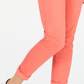 Calça reta feminina Tommy Hilfiger Hampton, laranja, tamanho 6