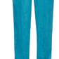 Calça feminina Alfred Dunner Petite Walnut Grove de camurça sintética azul brilhante 10P