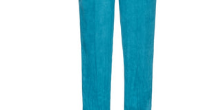 Alfred Dunner Women's Petite Walnut Grove Faux-Suede Pants Bright Blue 10P