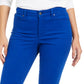Calça jeans feminina Lexington reta azul tamanho 4 da Charter Club