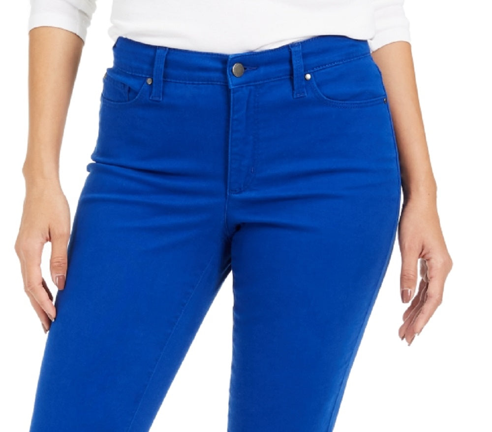 Calça jeans feminina Lexington reta azul tamanho 4 da Charter Club
