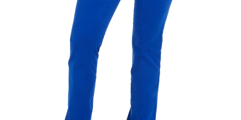 Calça jeans feminina Lexington reta azul tamanho 4 da Charter Club