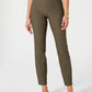 Calça feminina Chelsea Tummy Control Skinny Leg Tornozelo Charter Club Verde Tamanho 12