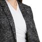 Blazer DKNY Feminino Marled com Botão Único Cinza Tamanho 0