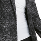 Blazer DKNY Feminino Marled com Botão Único Cinza Tamanho 0