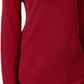 Karen Scott Suéter Feminino de Algodão Vermelho Brilhante Tamanho Grande