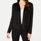 Cardigan Feminino Alfani Eyelash Preto Tamanho Pequeno