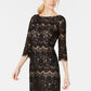 Vestido feminino Jessica Howard Petite com renda recortada, cinza, tamanho 14 Petite