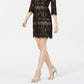 Vestido feminino Jessica Howard Petite com renda recortada, cinza, tamanho 14 Petite