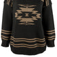 Suéter de malha plus size feminino Ralph Lauren, preto, tamanho 3X