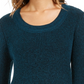 Suéter feminino pequeno com pontos mistos Style &amp; Co, tamanho verde - PM