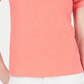 Blusa feminina Charter Club de algodão com decote aberto, rosa, tamanho grande