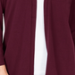 Karen Scott Cardigan Feminino Pequeno com Frente Aberta Médio Vermelho Tamanho Pequeno