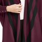 Cardigan feminino Alfani Petite listrado com abertura frontal, tamanho vermelho, Petite X-Large