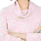 Suéter feminino estilo &amp; co com gola alta, tamanho PP, roxo