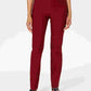 Calça skinny Chelsea Tummy Control feminina Charter Club, tamanho 8, vinho