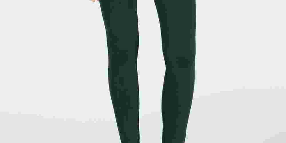 Leggings femininas sem costura INC International Concepts, verde, tamanho 20X5
