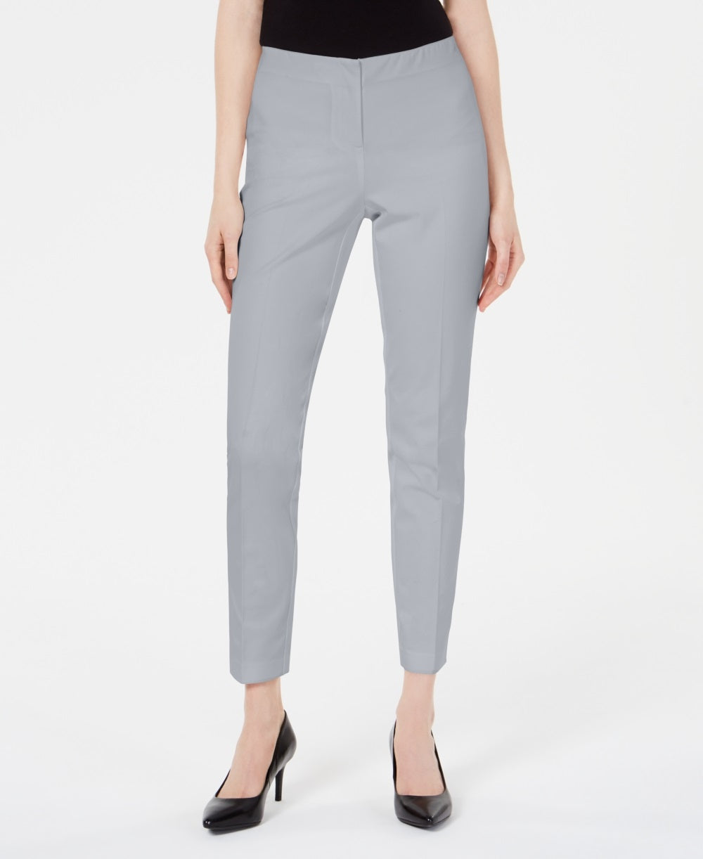 Calça skinny Hollywood feminina Alfani Bi Stretch cinza tamanho 14 Petite