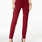 Calça skinny Alfani feminina Petite Hollywood vermelha tamanho 2 Petite