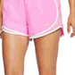 Shorts de corrida Nike Tempo feminino rosa, tamanho médio