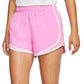 Shorts de corrida Nike Tempo feminino rosa, tamanho médio