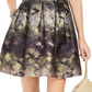 Vestido Vince Camuto Feminino Vince Camuto Metálico Jacquard Fit &amp; Flare Preto Tamanho 10