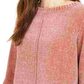 Suéter chenille feminino Style &amp; Co. rosa tamanho PM
