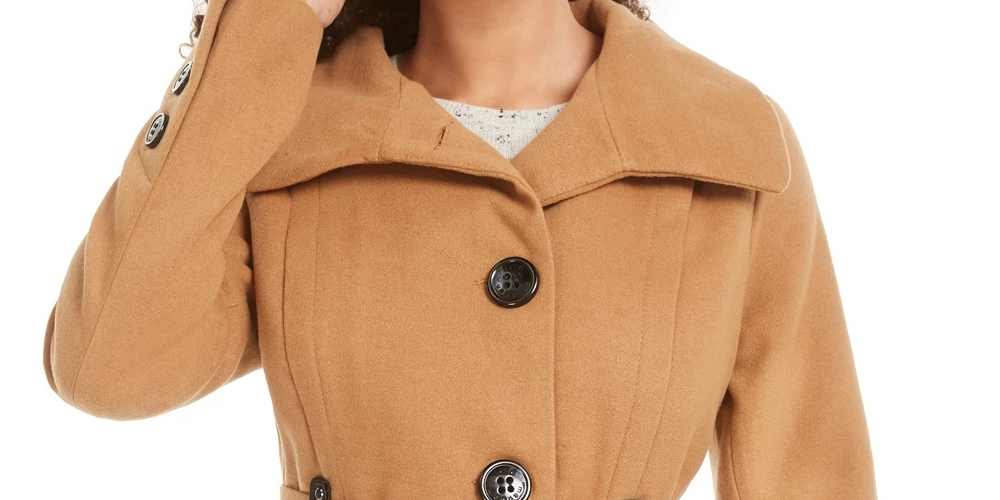 Casaco Madden Girl Junior com cinto e saia, amarelo, tamanho pequeno