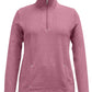 Karen Scott Top Feminino Meio Zíper Rosa Brilhante Tamanho P