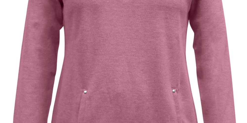 Karen Scott Top Feminino Meio Zíper Rosa Brilhante Tamanho P