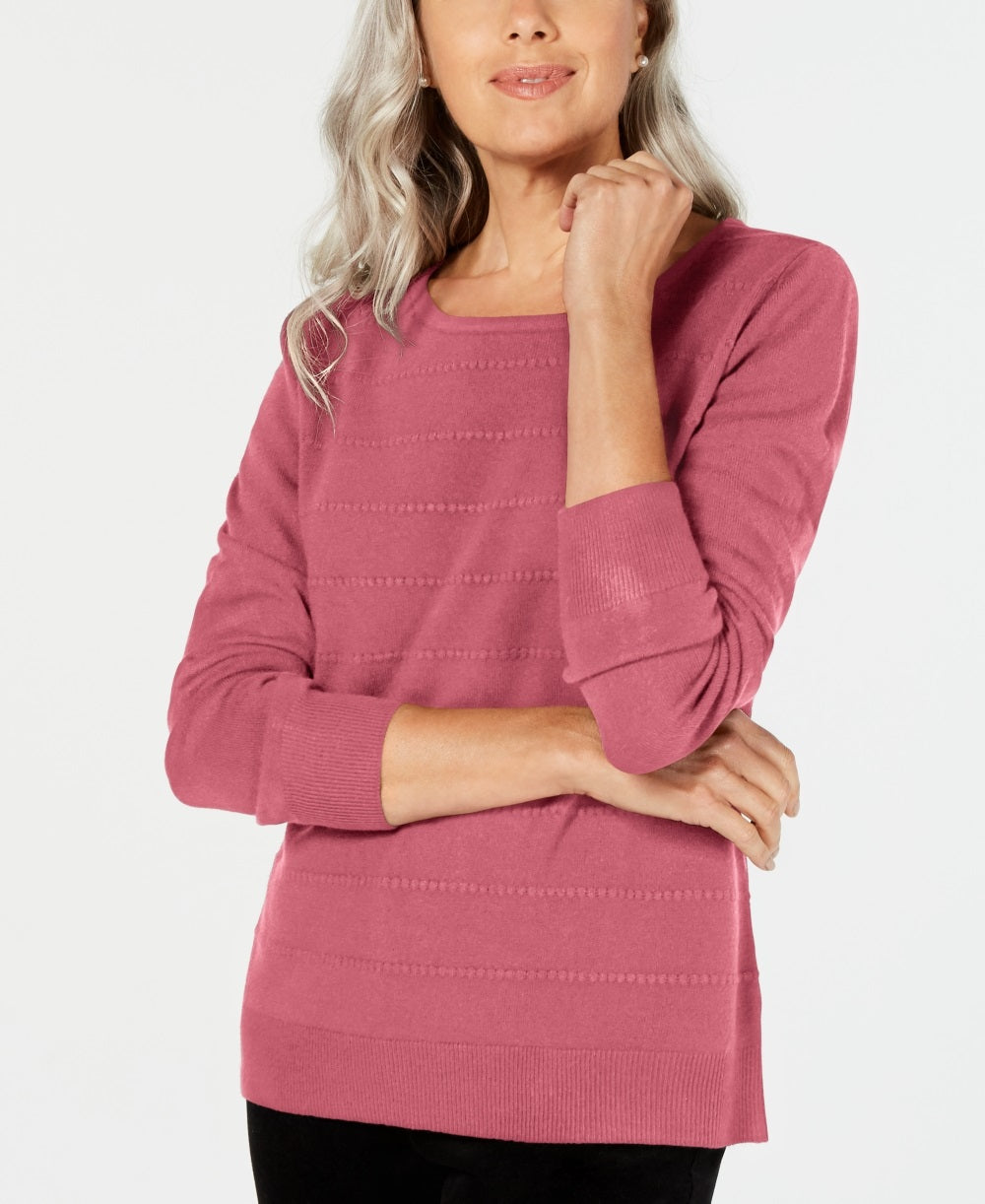 Karen Scott Suéter Feminino Otomano com Ponto Rosa Tamanho PS/M