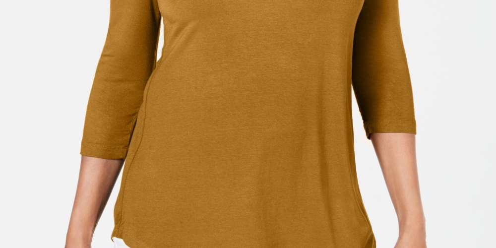 JM Collection Top feminino pequeno com ombros descobertos, amarelo, tamanho pequeno médio