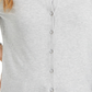 Cardigan feminino de manga comprida com botões frontais, cinza, tamanho extragrande, Charter Club
