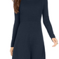 Vestido suéter canelado feminino Style &amp; Co, azul, tamanho PL