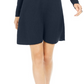 Vestido suéter canelado feminino Style &amp; Co, azul, tamanho PL