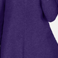 Suéter Alfani Feminino com Detalhe de Botão de Pressão Canelado Roxo Tamanho Pequeno Pequeno