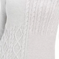 Suéter feminino Charter Club Petite com decote envelope e tricô trançado, tamanho pequeno, tamanho extragrande, cinza