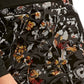 Minissaia estampada Dora feminina Rachel Roy, preta, tamanho médio