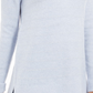 Suéter feminino de gola alta com listras metálicas Petite Style &amp; Co, azul, tamanho P