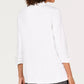 Blazer Alfani Feminino Petite Manga 3/4 Branco Tamanho Petite Médio