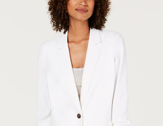 Blazer Alfani Feminino Petite Manga 3/4 Branco Tamanho Petite Médio